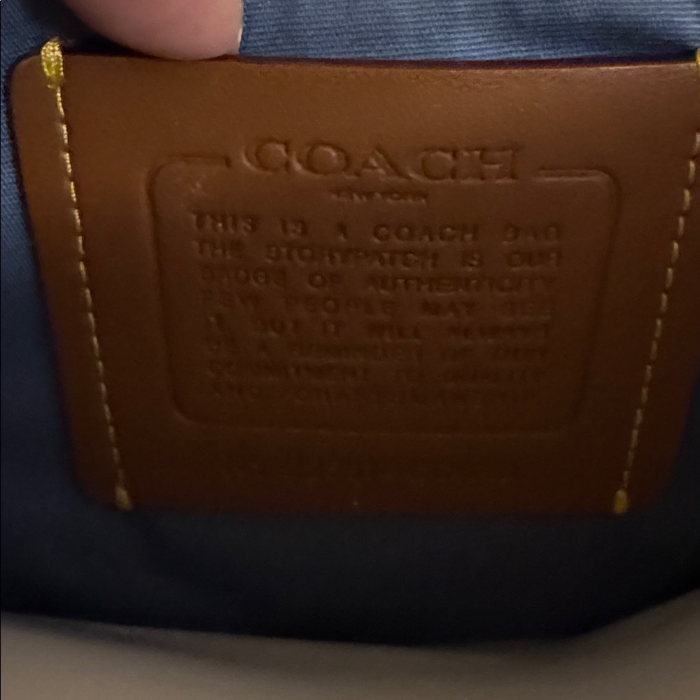 Coach Denim Crystal Tabby 26 - Picture 11 of 12